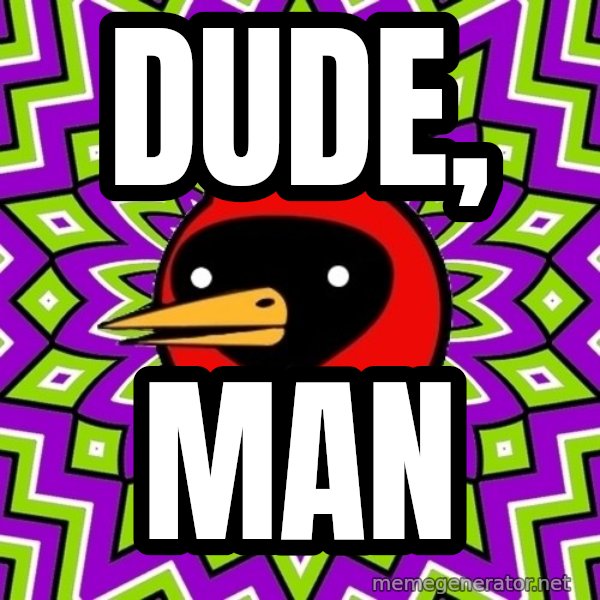 Omsk Crow meme: dude, / man