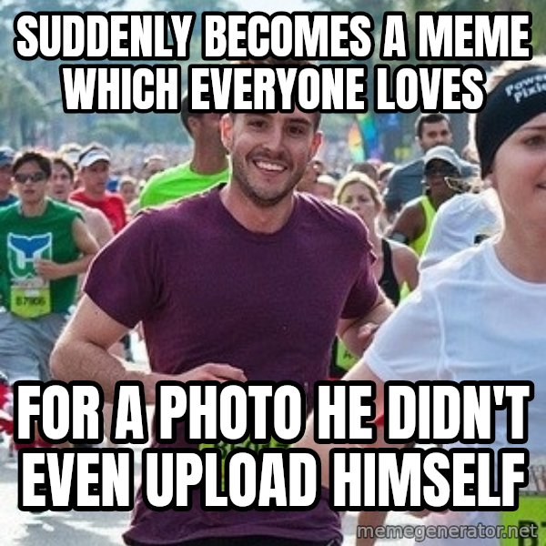 Ridiculously photogenic guy (Zeddie) meme: suddenly becomes a meme which everyone loves / for a photo he didn't even upload himself