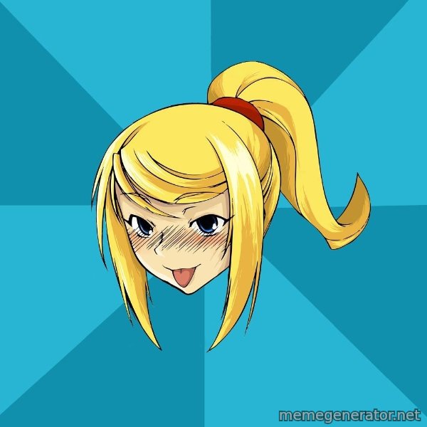 Horney Samus meme template