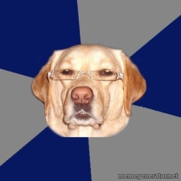 Racist Dog meme template