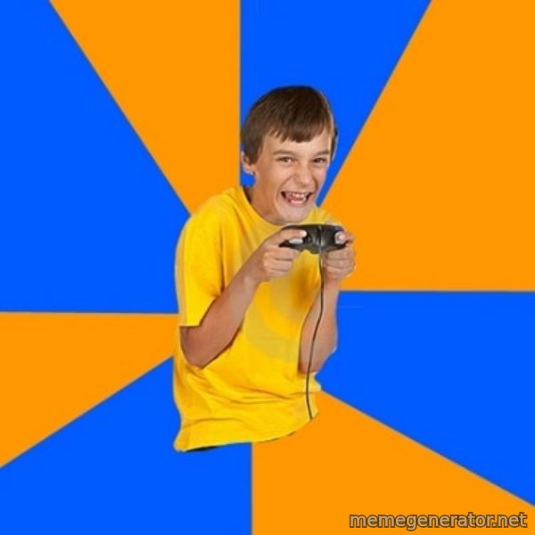 Annoying Gamer Kid meme template