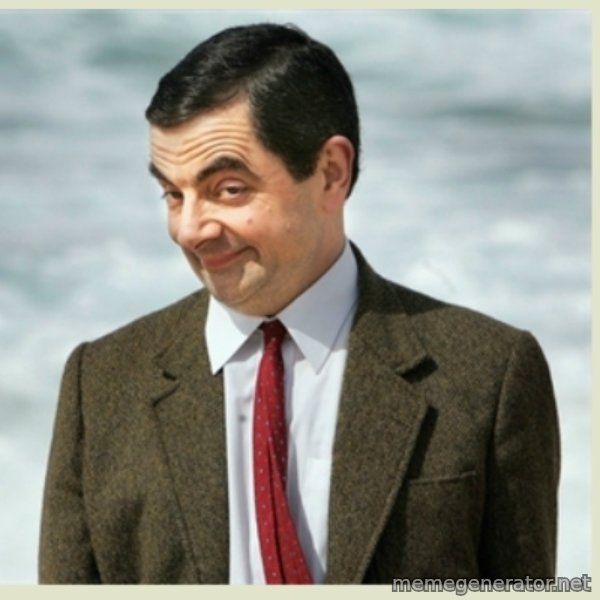 MR bean meme template