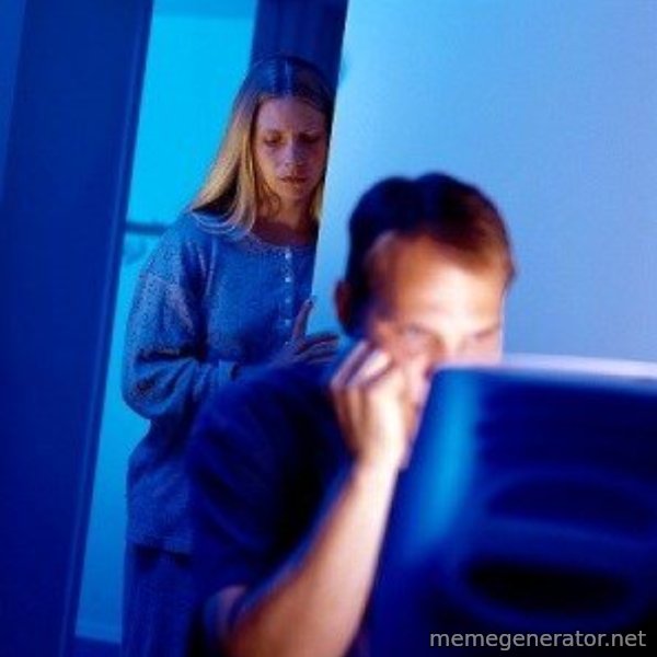 Internet Husband meme template